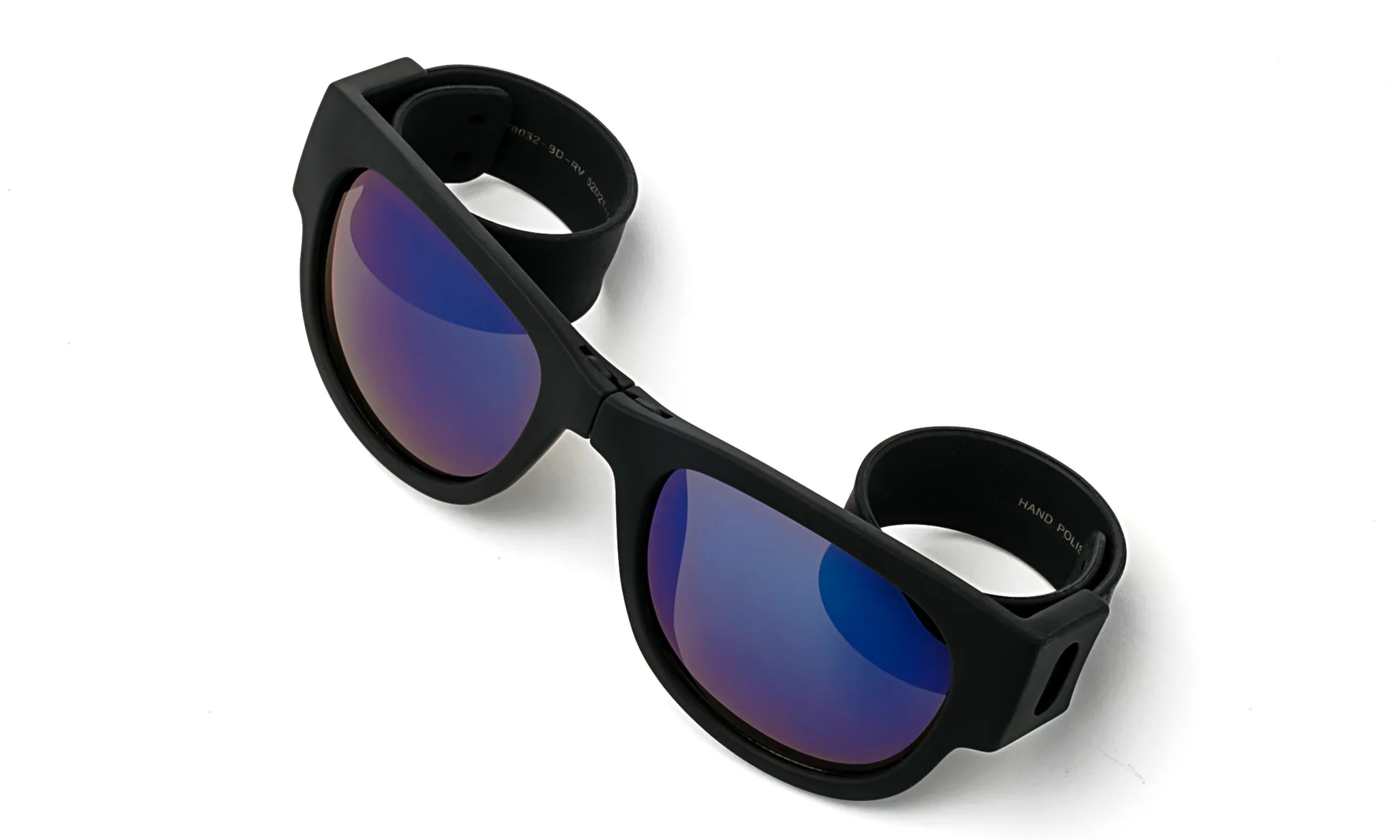 "Loppy" Folding Sunglasses Flash Lens - Image 4