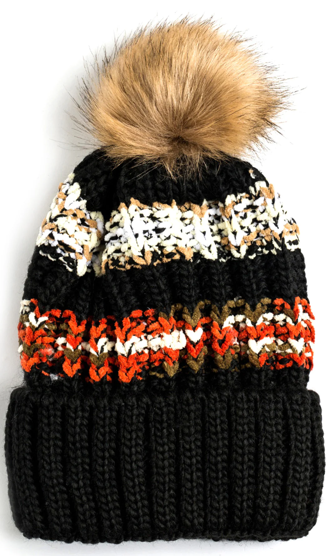 Multi Color Pom Beanie - Image 3